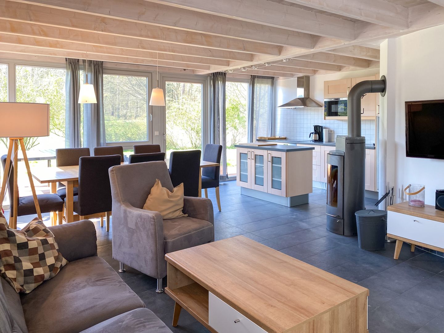 Ferienhaus für 8 Personen am See Deutschland​