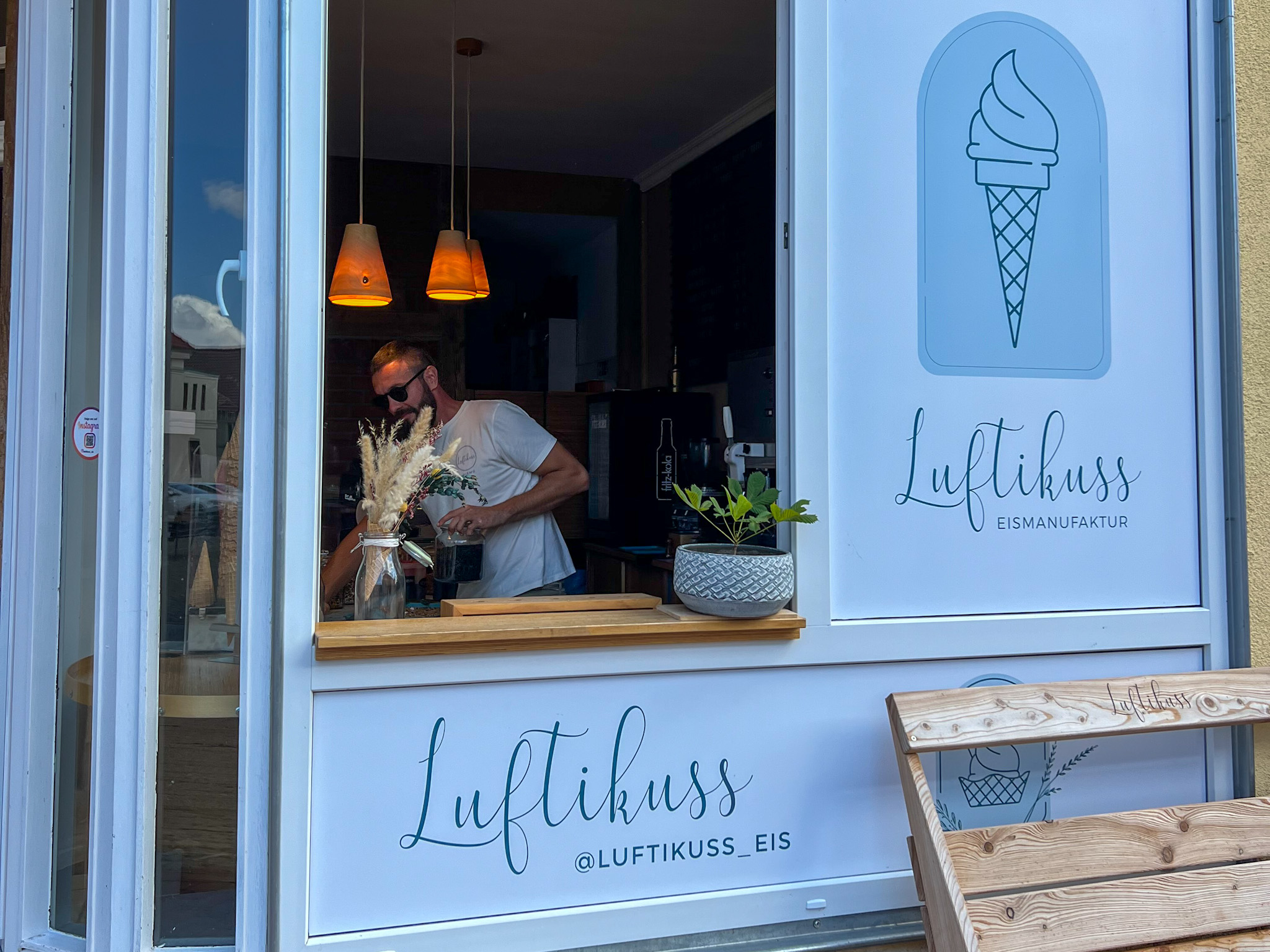 Luftikuss Eisladen in Röbel